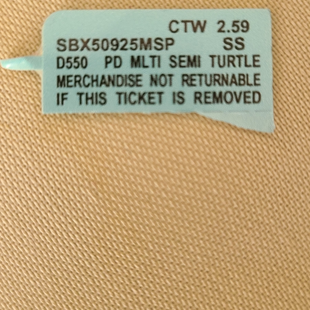 Multicolor Gemstone Turtle Necklace - image 4